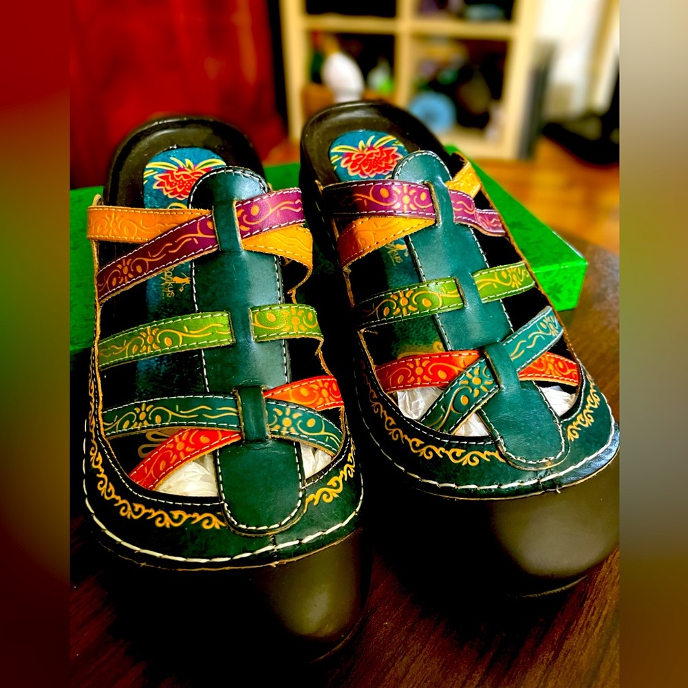 New Women’s Leather Sandals Elite by Conkys Footwear size 10